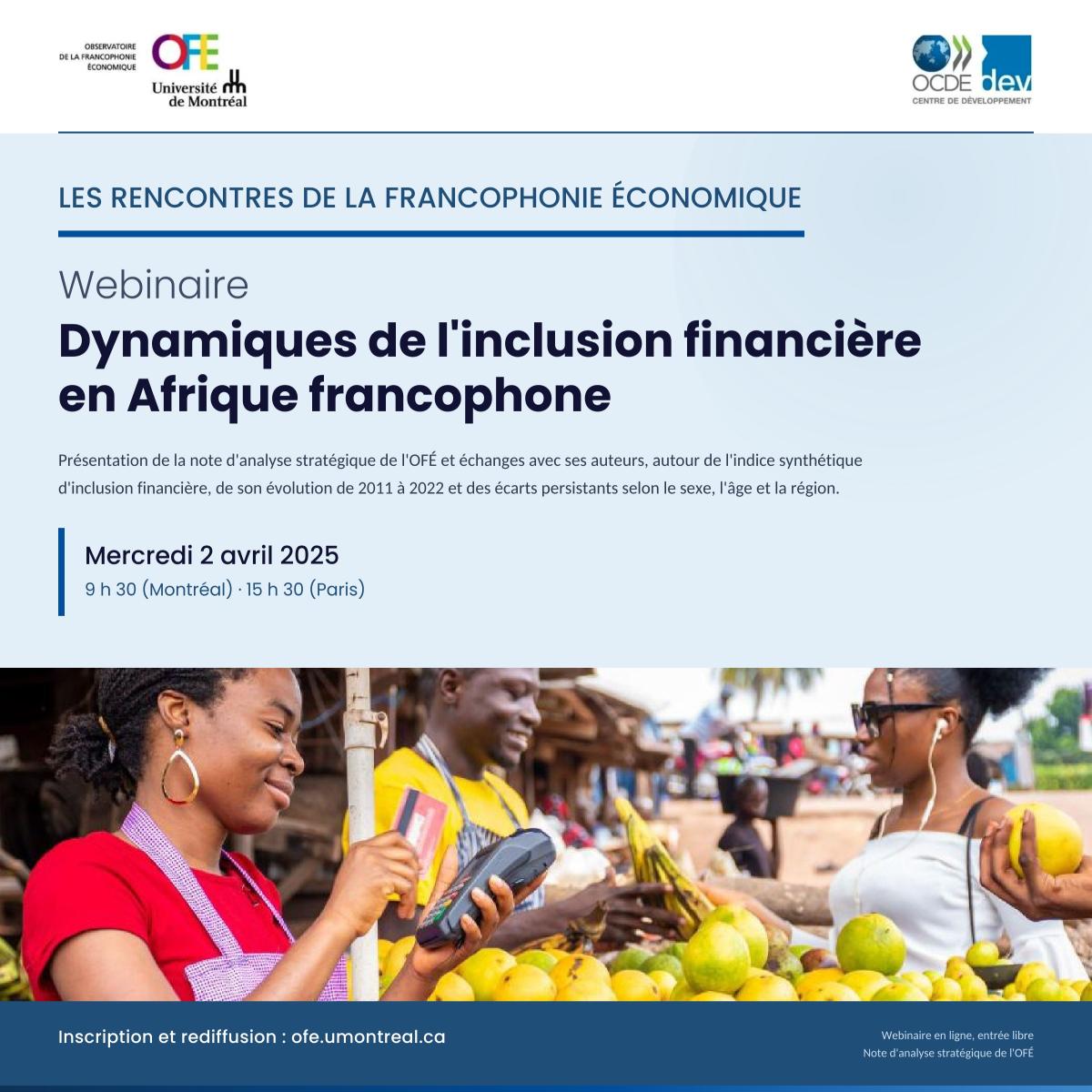 Dynamiques de l'inclusion financière en Afrique francophone
